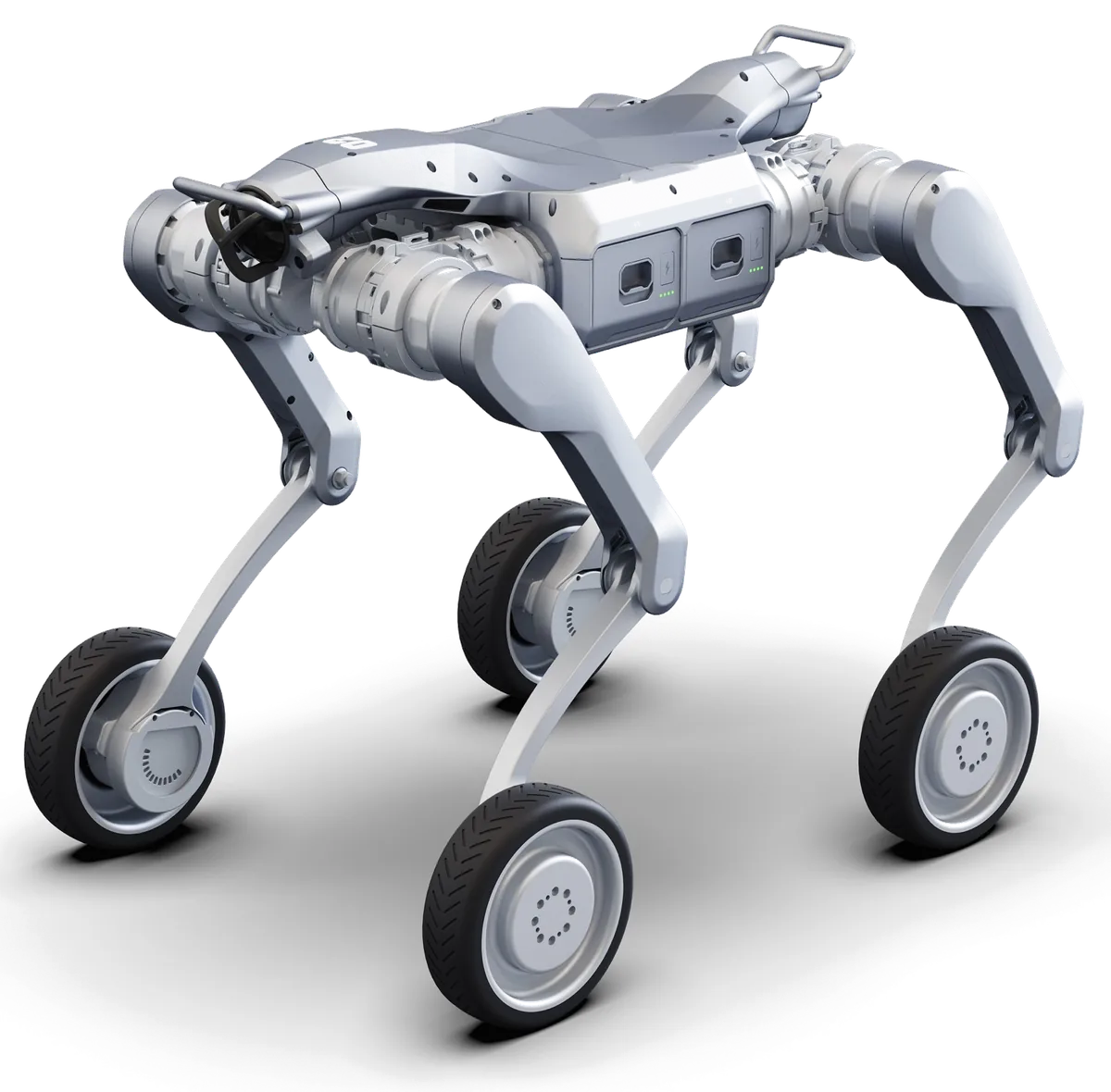 Unitree A2 industrial quadruped robot with wheel-leg option