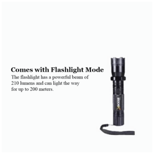 Electra stun gun come flashlight