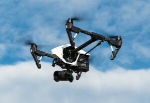 Drone Flying Drone flying