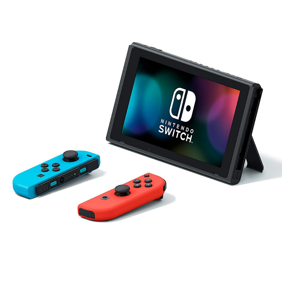 Nintendo Switch Console with Neon Blue/Neon Red Joy-Con Controller