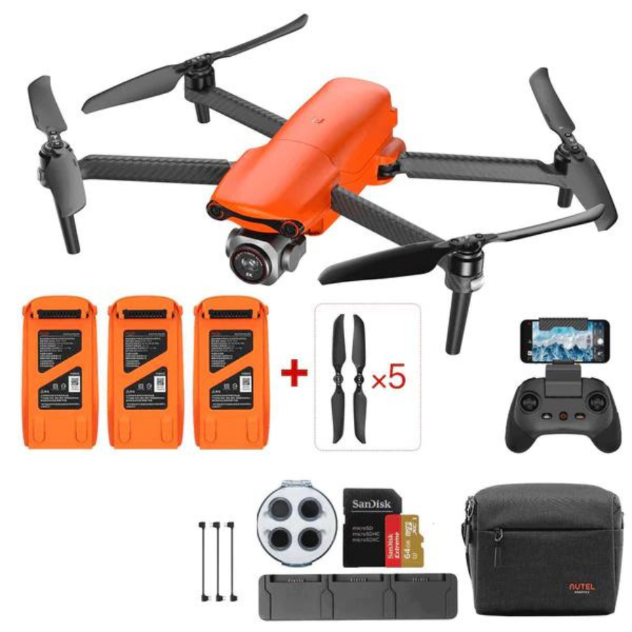 Autel Robotics Propeller Guard For EVO II Pro V2 / V3 – Orange, Protects Drone Props