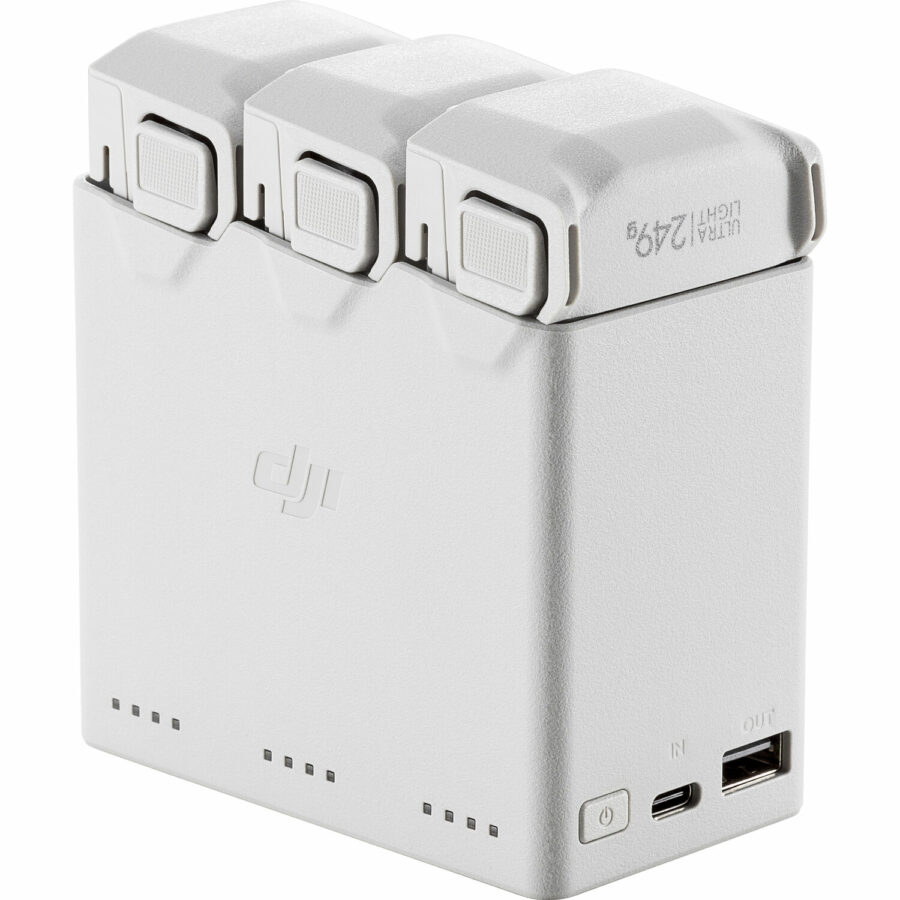 DJI Neo Drone Battery Charger Hub - LCD Display With Storage Charge & Power Bank