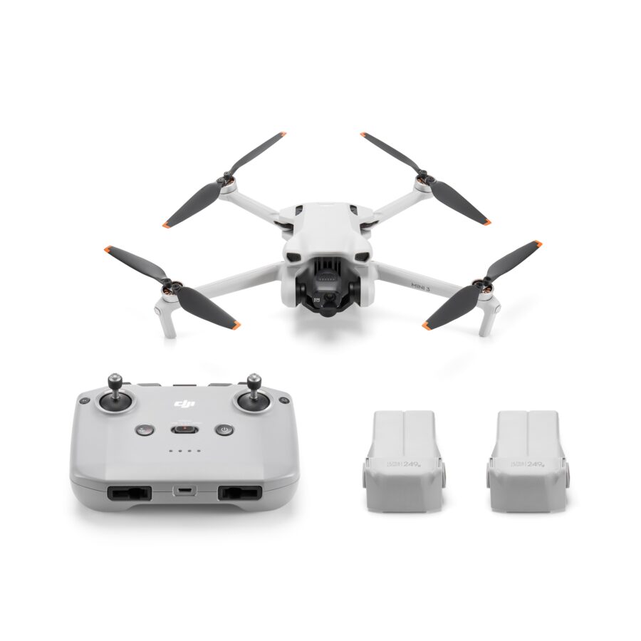 DJI Mini 3 Drone Quadcopter Fly More Combo Kit + RC Smart Remote +  Accessory Bundle