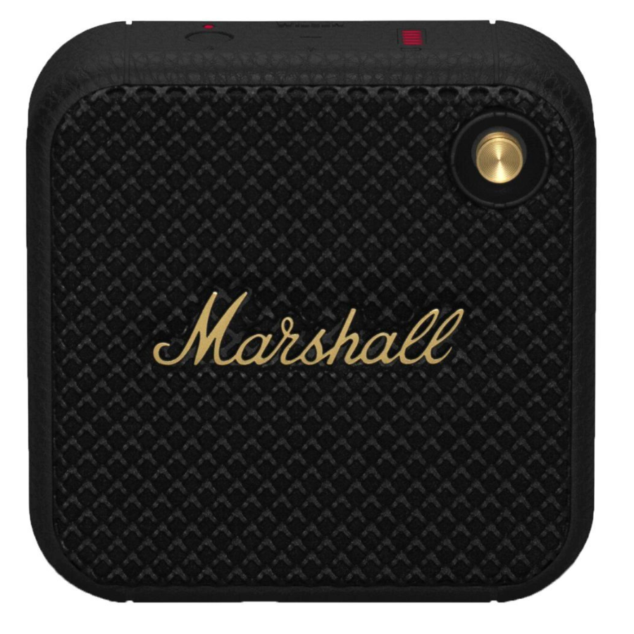 Marshall Willen Portable Bluetooth Speaker Black  Brass XBOOM