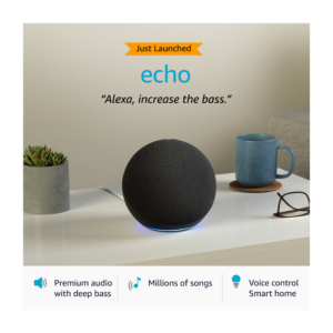 Echo Dot (4th Gen, 2020 release)| Smart speaker with Alexa