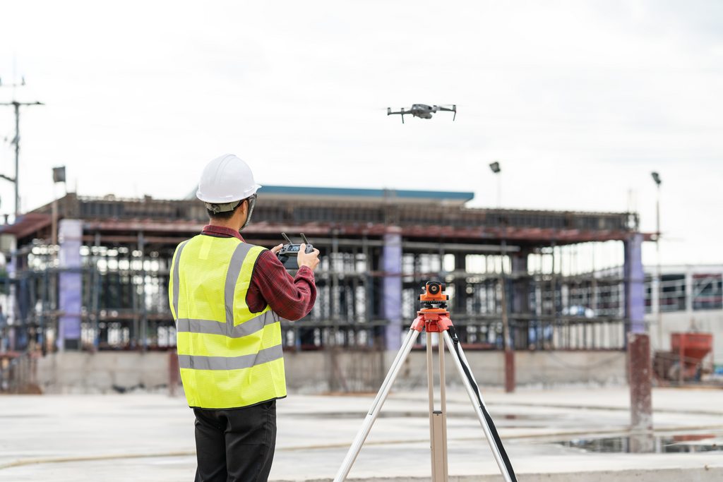 construction progress monitoring and site inspections using drones
