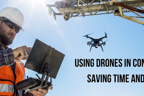 Drone Utilization Techniques for Construction Sites