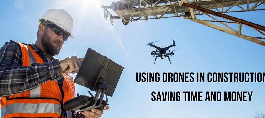Drone Utilization Techniques for Construction Sites