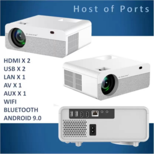 Egate K9 Pro-Max Android 9.0 Projector for Home 4k