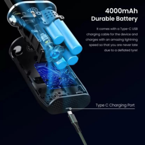 Portronics 150 psi Tyre Air Pump for Car & Bike