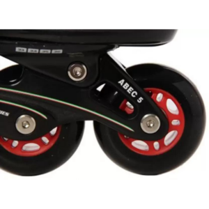 SWAGSPIN Original Ferrari Inline Skate combo Set for kids-Red- 29-32 Skating Kit