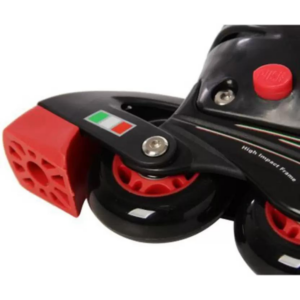 SWAGSPIN Original Ferrari Inline Skate combo Set for kids-Red- 29-32 Skating Kit