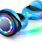 Tomoloo Q2C Black 6.5 inch Hoverboard with Music-Rhythmed Lights , Bluetooth Speaker