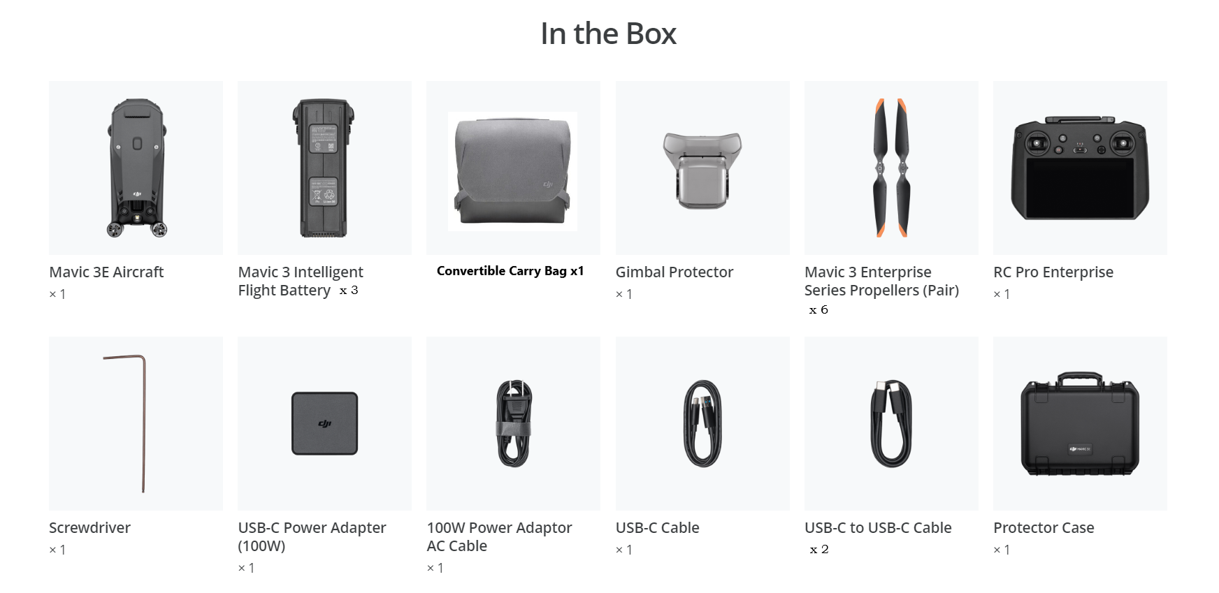 DJI Mavic 3 Enterprise Drone - Shoulder Bag Combo