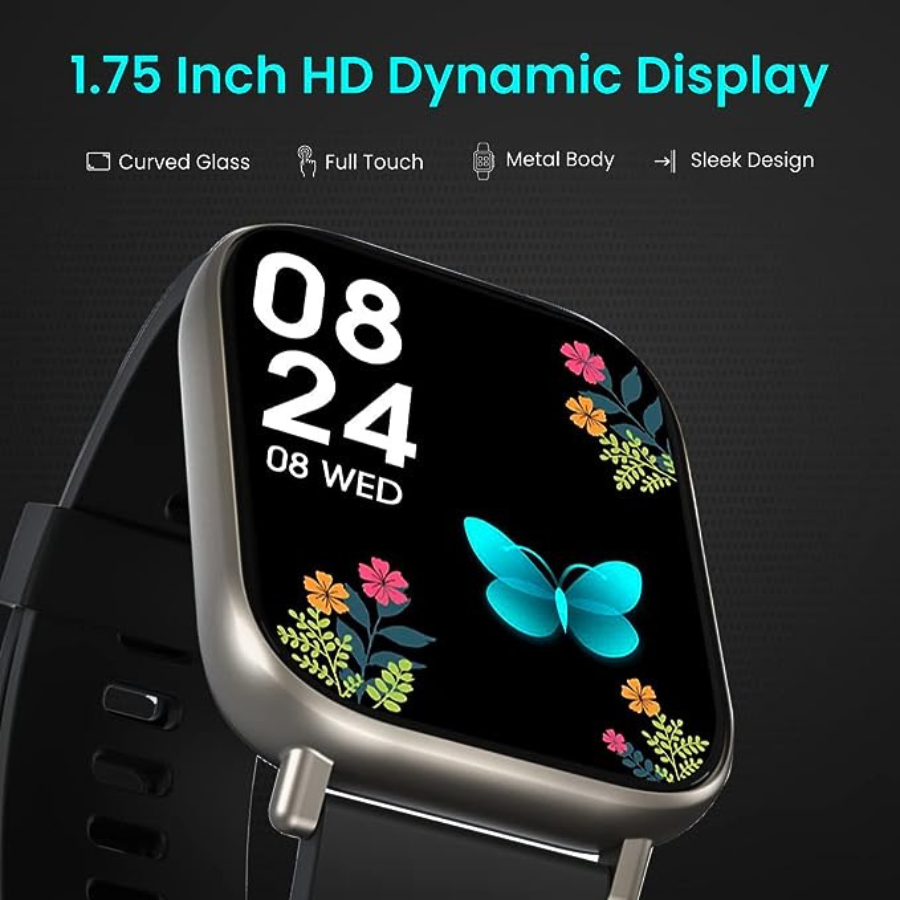 Portronics Kronos Y1 1.75 Inch Dynamic Display with Bluetooth Calling Smartwatch