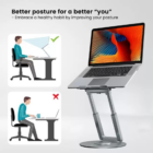 Portronics My Buddy K8 Portable Laptop Stand