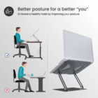 Portronics My Buddy K7 Portable Laptop Stand