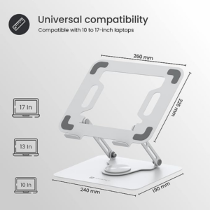 Portronics My Buddy K9 - Portable Laptop Stand