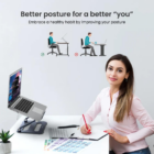 Portronics My Buddy K10 Portable Laptop Stand