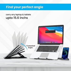 Portronics My Buddy Hexa 22 Adjustable Tabletop Laptop Stand