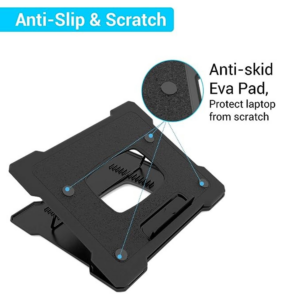 Portronics My Buddy Hexa III, a Portable Foldable Laptop Stand