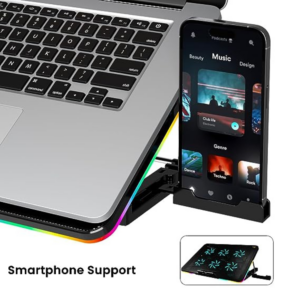 Portronics My Buddy Air RGB Lit Gaming Laptop Cooling Pad