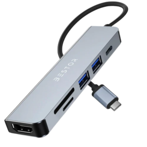 BESTOR 6 in 1 USB C Hub Ethernet