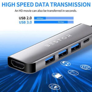5 in 1 USB hub