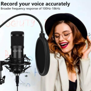 BESTOR professional USB Condenser Microphone Kit