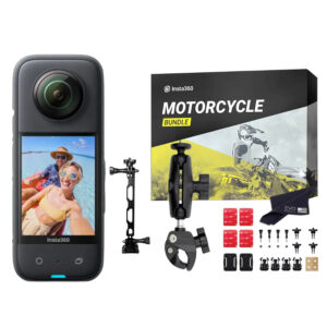 Insta360 One X3 - Waterproof 360 Action Camera + Motorcycle Bundle