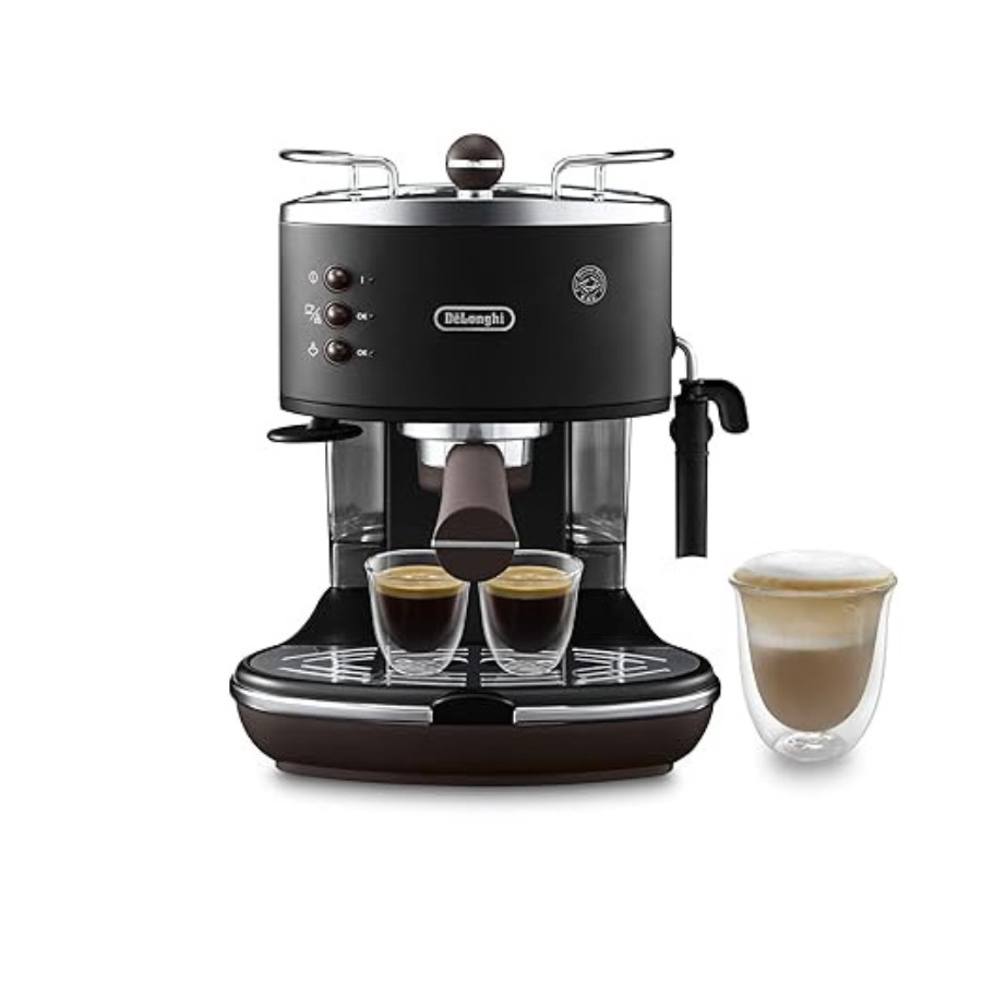 DeLonghi ECOV311.BK Icona Vintage Pump Espresso Coffee Machine