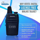 Vertel Digital Long Range License-Free Walkie Talkie