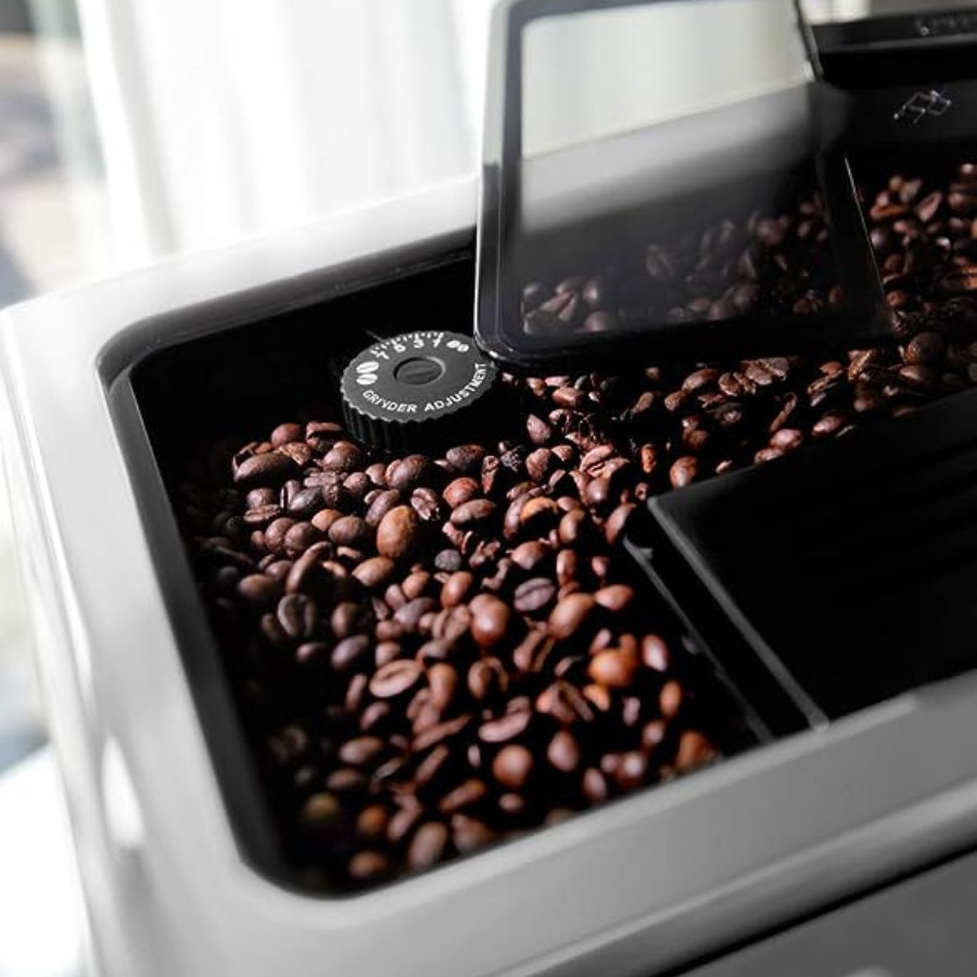 DeLonghi Ecam 45.760.W/Eletta Cappuccino Top Fully Automatic Espresso Machine, Silver