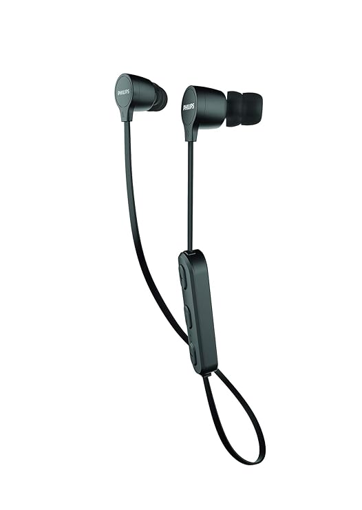 Philips White Wireless Bluetooth in Ear Neckband Earphone, SHB1805WT/10