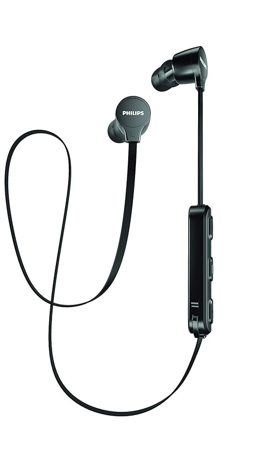 Philips White Wireless Bluetooth in Ear Neckband Earphone, SHB1805WT/10