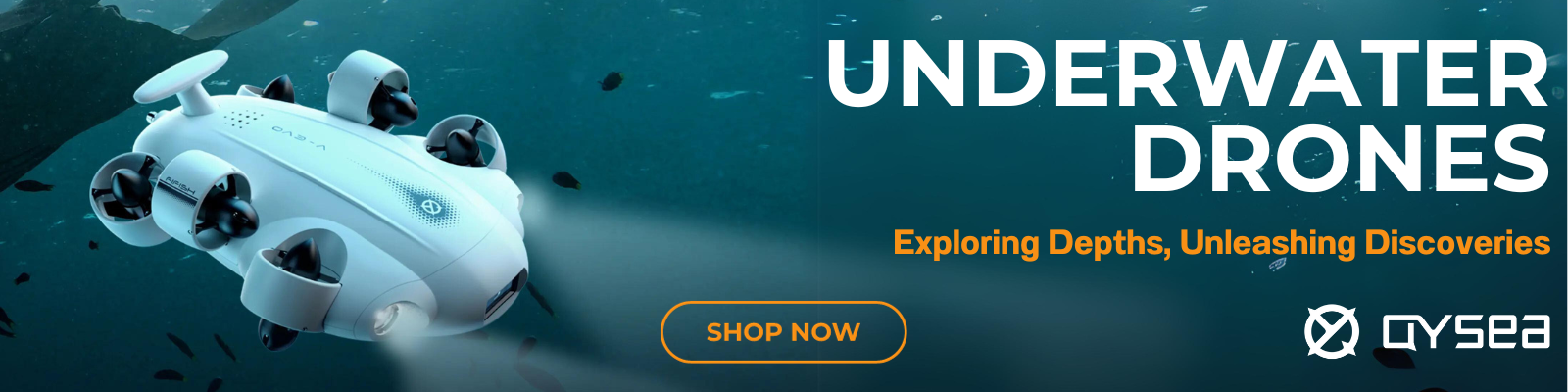 Underwater drones, qysea, underwater, qysea drones