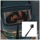 TELESIN Ultra Light No Bending Carbon Fiber 3M 2.7M Selfie Stick