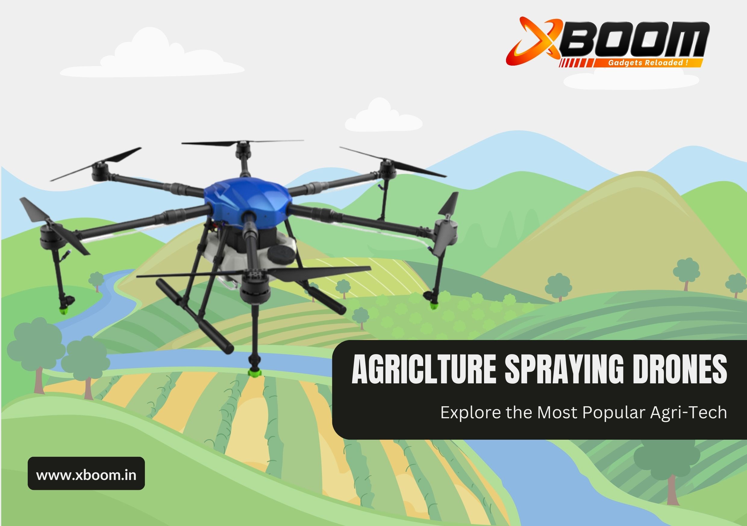 AGRICLTURE Spraying Drones