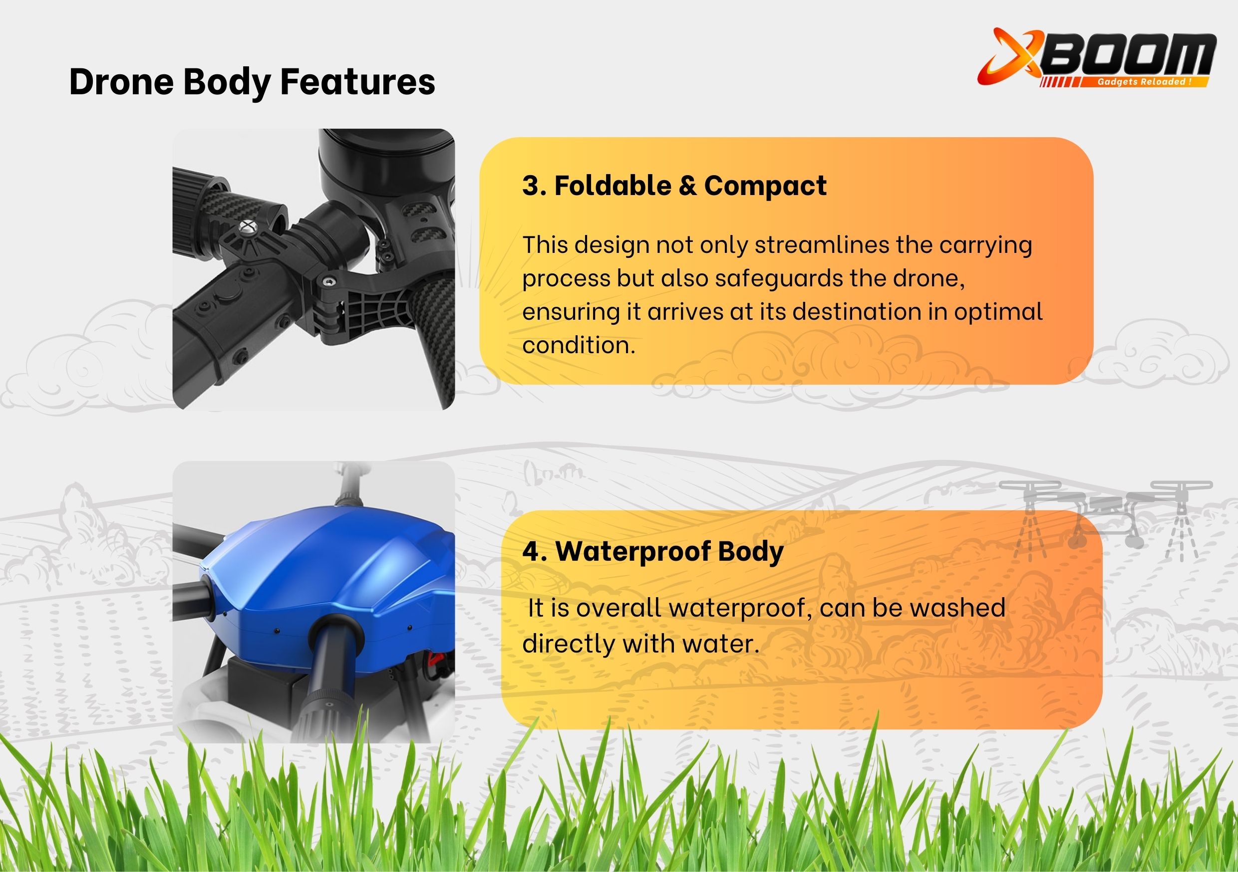 AGRICLTURE Spraying Drones