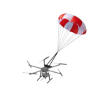 1KG Professional Drone Parachute 85g