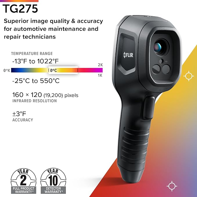 FLIR TG275 Thermal Camera for Automotive Diagnostics