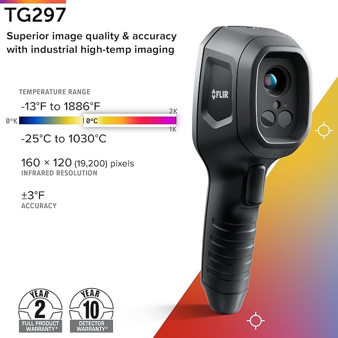 FLIR TG297 Industrial High Temperature Thermal Camera