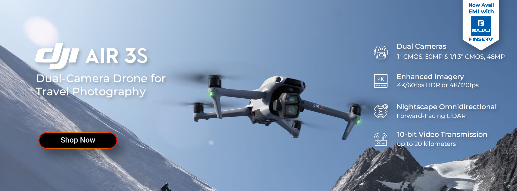 DJI air 3s banner