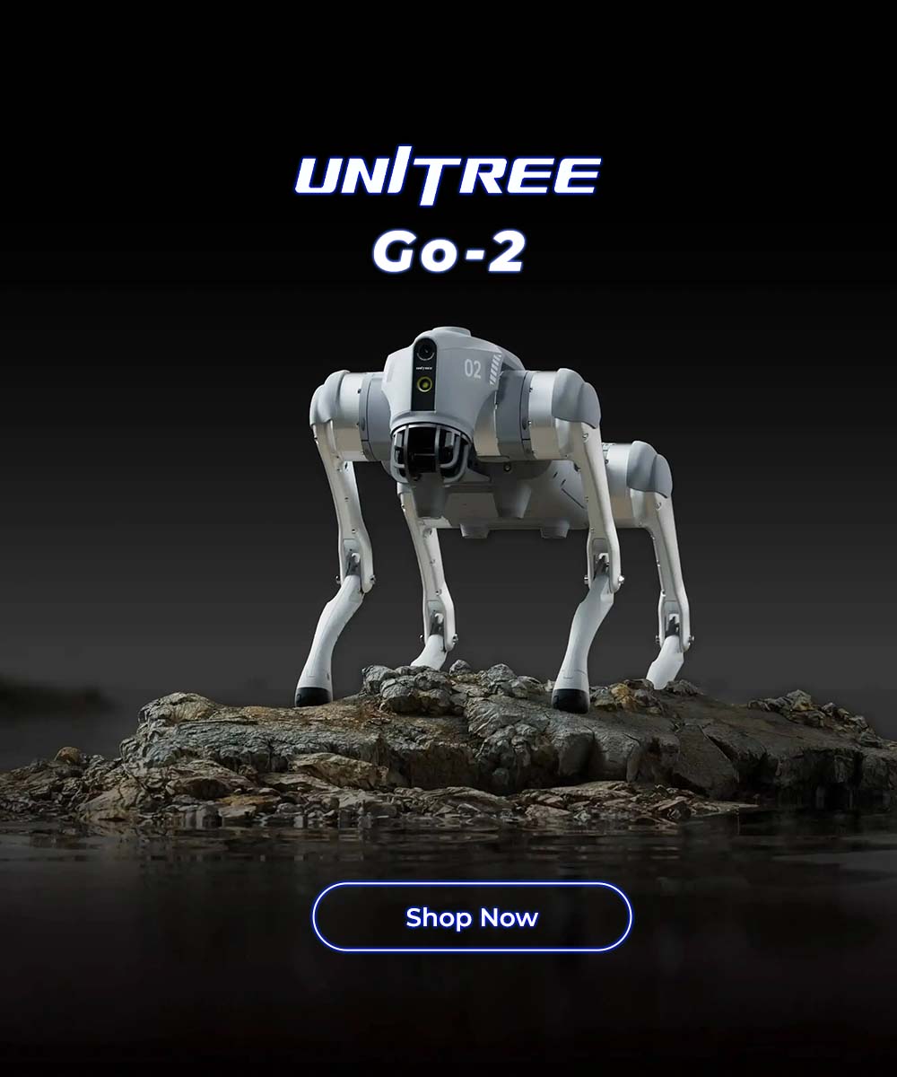 Unitree Go2 Air – Cane Robot Intelligente Con LiDAR 4D, Evitamento Ostacoli, Controllo Da App, Batteria 8000 MAh, Per Principiali Appassionati Di Robotica