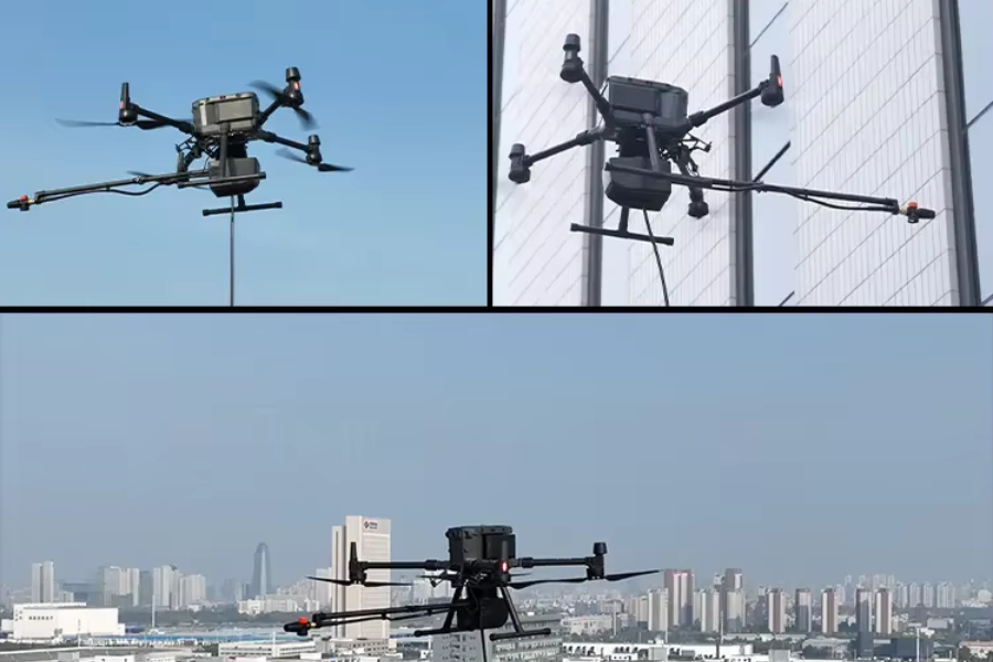 X3 P3 Pliabot Aerial Tethered Cleaning System