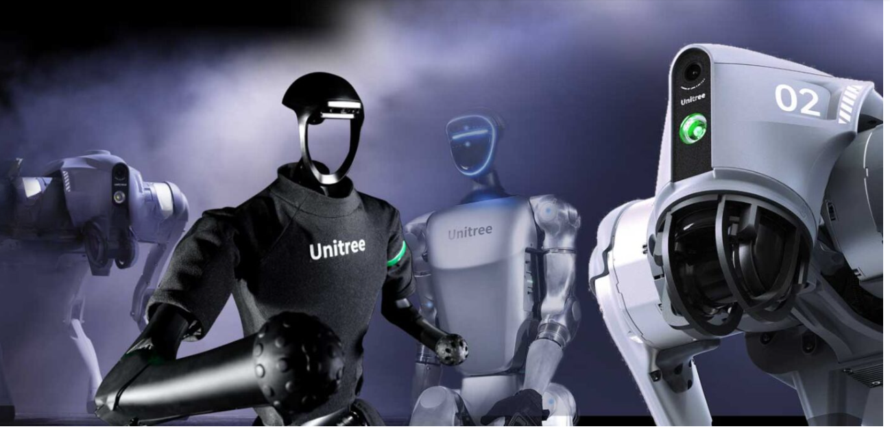Unitree Humanoids and Dog Robots