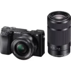 Sony Alpha ILCE 6100Y 24.2 MP Mirrorless Digital SLR Camera with 16-50mm and 55-210mm Power Zoom Lens Kit