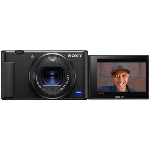 Sony ZV-1 Digital Camera (Black) with NP-BX1 Battery & 64 GB Memory Card