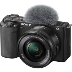Sony ZV-E10 Mirrorless Camera with 16-50mm Lens (Black, 64Gb Memory Card & Carry Bag)