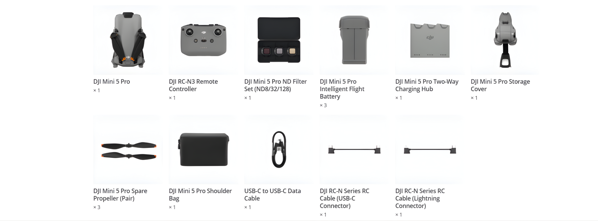 DJI Mini 5 Pro Fly More Combo (DJI RC-N3)